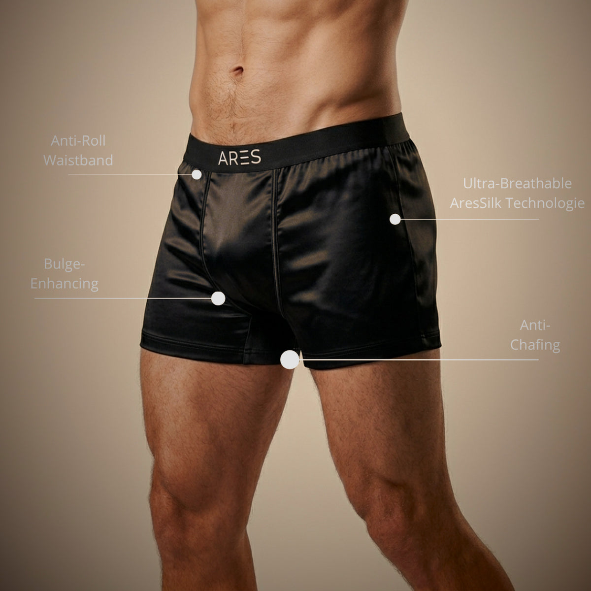 ARES zijden boxer | Comfort de hele dag
