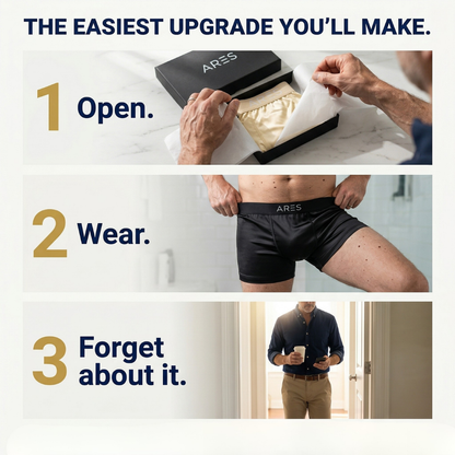 Premium zijden boxershort | Upgrade voor de hele dag