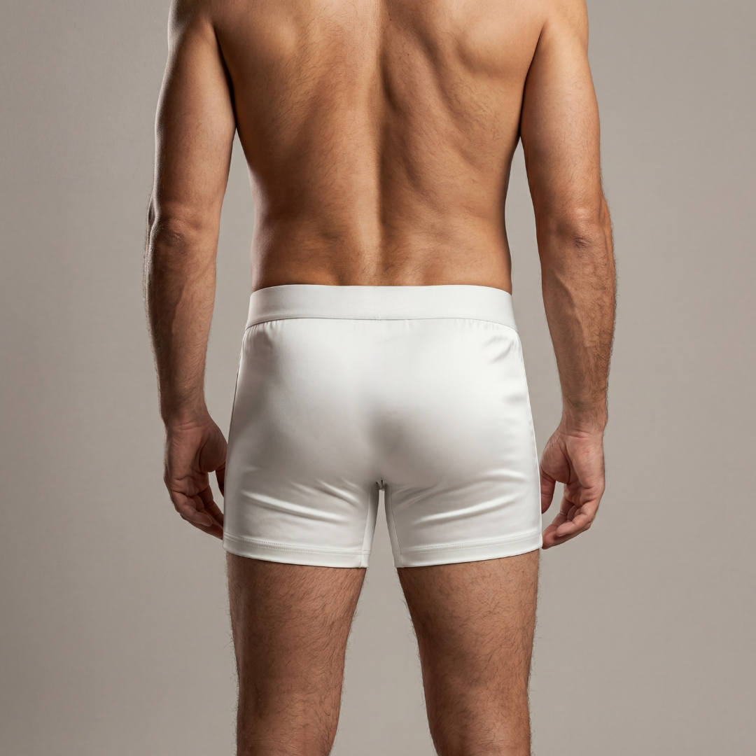 Premium zijden boxers | De hele dag comfort wit (NIEUW)