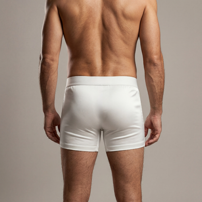Premium zijden boxers | De hele dag comfort wit (NIEUW)