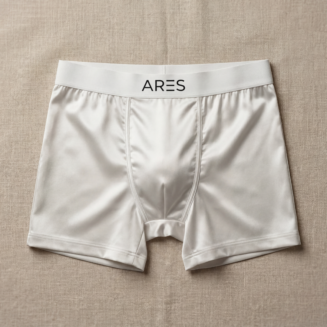 Premium zijden boxers | De hele dag comfort wit (NIEUW)