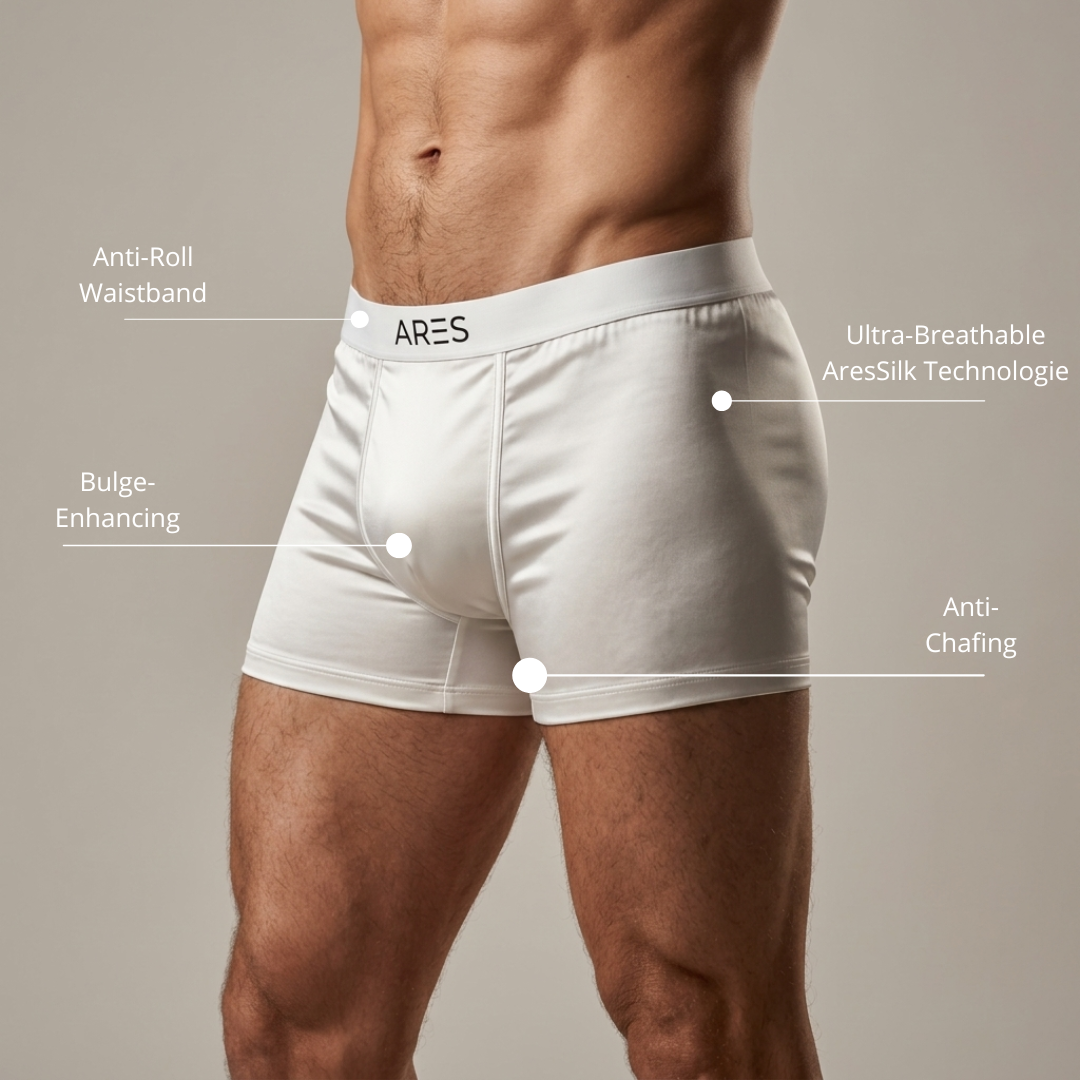 ARES zijden boxershorts | Comfort voor de hele dag (Nieuwe kleuren)