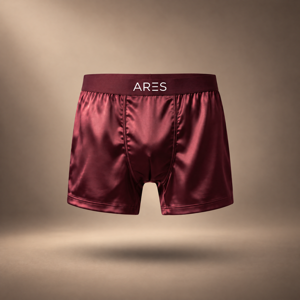 Ares zijden boxers | De hele dag comfort (Bourgondische editie)