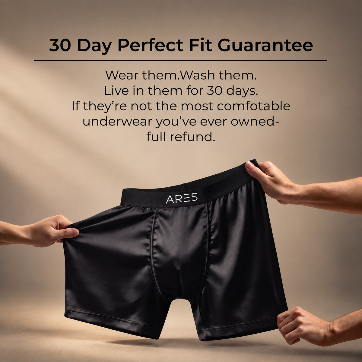 ARES zijden boxer | Comfort de hele dag