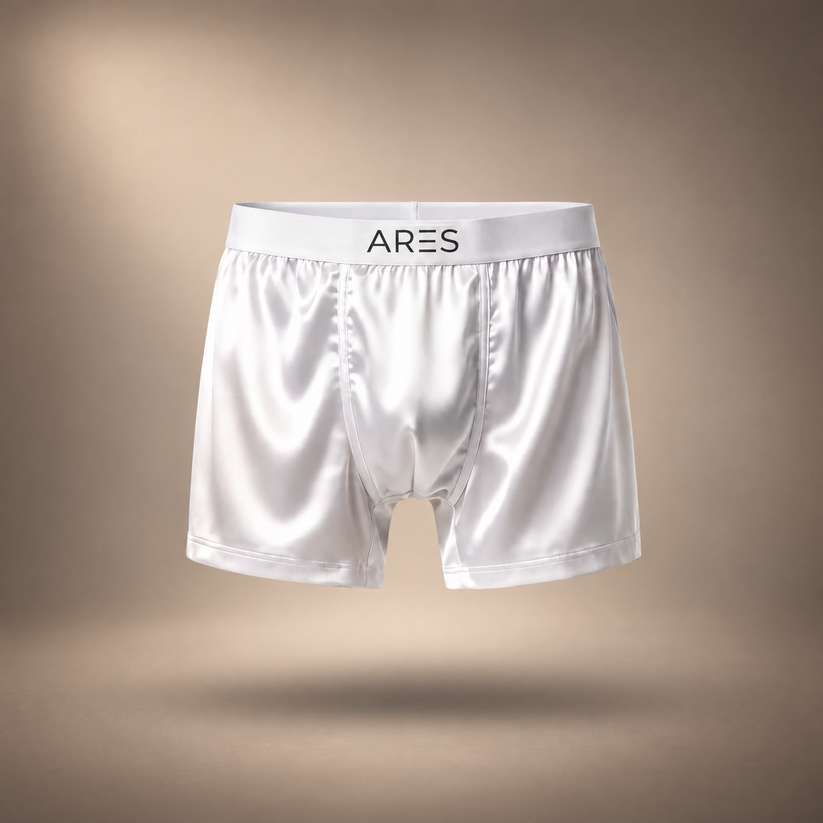 Ares zijden boxers | Comfort voor de hele dag (witte editie)